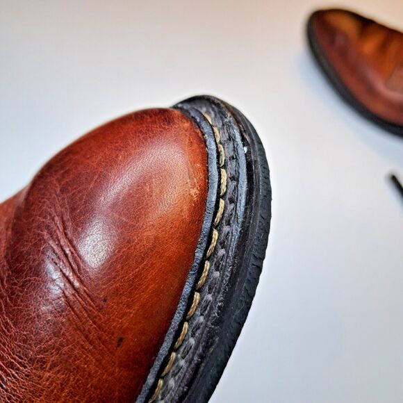 Allen Edmonds Badlands Men\'s Plain Toe Dress Shoes Size 8.5D Leather Brown main image 8
